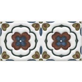 Плитка-декор настенный Kerama Marazzi Клемансо 15х7.4, орнамент